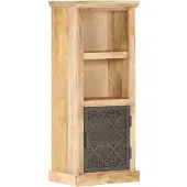vidaXL Buffet avec porte 45x32x110 cm Bois de manguier solide