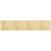 vidaXL Tapis rectangulaire naturel clair 80x400 cm bambou