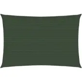 vidaXL Voile d'ombrage 160 g/m² Vert foncé 4x5 m PEHD