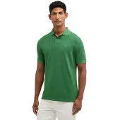 Barbour Washed Short Sleeve Polo Vert L Homme