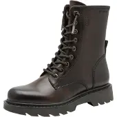 Tamaris Bottines à lacets brun foncé
