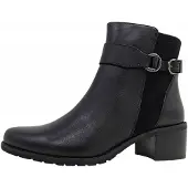 Caprice - Bottines noires pour femmes, style décontracté