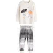 Next Pyjama 'Halloween Characters' menthe / orange / noir / blanc