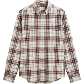 Gant Chemise beige / beige clair / rouge foncé / noir