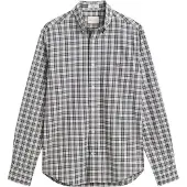Gant Regular Fit Chemise bleu, A carreaux
