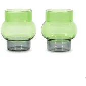 Tom Dixon Bump Lot de Verres Bas Green