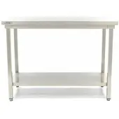 Maxima - Table Gastro en acier inoxydable - 160 x 70 cm - Hauteur réglable