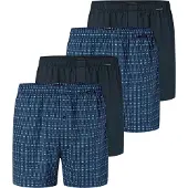 Schiesser Boxers 'Multi' bleu foncé / noir