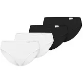 Schiesser Slip '95-5 Serie' noir / blanc