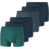 Schiesser Boxers ' 95/5 Essentials ' bleu foncé / vert