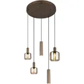 TRIO Lampe pendante de conception Mataro 5 lumières (2x GU10)