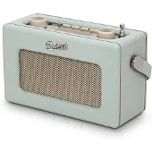 Roberts Radio Radio portable solaire Revival Uno (DAB, DAB+ DAB, FM, Bluetooth), Radio, Bleu, Vert