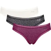 Sloggi Slip 'GO Crush' baie / noir / blanc