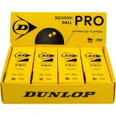 Dunlop Balles De Squash Pro Double Yellow Dot