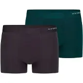 Schiesser Boxers ' Modern Bonded ' graphite / vert foncé