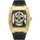 Police Montre Cranium Black Gold