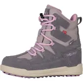 TROLLKIDS Bottes de neige 'Finnmark' gris argenté / rosé