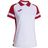 Joma Lider Short Sleeve Polo Blanc XL Femme