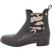 LEMON JELLY Bottes en caoutchouc 'ROMY' beige clair / noir