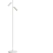 Herstal Lampadaire , Blanc, Salon / séjour, Métal