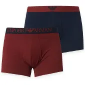 Emporio Armani Boxers bleu marine / rouge rouille