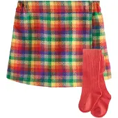 Next Jupe jaune / vert / violet / rouge