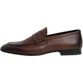 Hackett Mocassin brun foncé