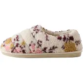 Next Pantoufle moutarde / violet foncé / rose clair / blanc cassé