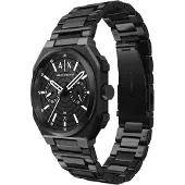 Armani Exchange Montre à affichage analogique 'BASS' noir