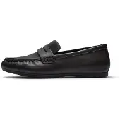 FitFlop pour femme. AAN-090 Mocassins en cuir Delicato noir (38), Plat, Aucun, Casuel, Classique