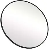 INF Miroir de Maquillage Grossissant 20x - Miroir Cosmétique Portable Noir à Ventouses