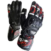MUGENRACE Moone Sport Gants Noir Rouge Taille L