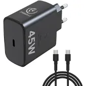 Rebeltec Fast charger PD45W USB-C for notebooks, phones,