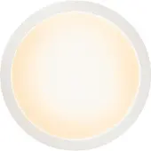 Brilliant LED Deckenaufbau Panel Abie Weiß rund Ø40cm 24W 2400lm RGBW 2700K-6500K Dimmbar mit Fernbedienung