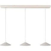 Masterlight Lampe pendante à 3 lampes Ceppo blanc Ø 22cm