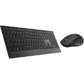 Rapoo 9500M - Ensemble clavier et souris - sans fil - 2.4 GHz, Bluetooth 4.0, Bluetooth 3.0 - QWERTZ - allemand