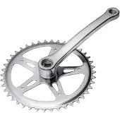 BRN Chrome Iron Crankset Argenté 170 mm / 42t