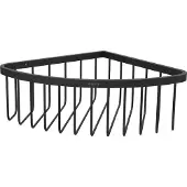 Deante - Panière de douche d'angle, couleur jasmin nero