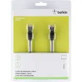 Belkin Câble de connexion CAT5e SNG-SHD, connecteur RJ45M, 10 mètres, noir