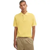 Barbour Washed Short Sleeve Polo Jaune XL Homme