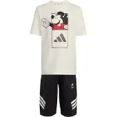 Adidas Survêtement 'x Disney Micky Maus' rouge / noir / blanc