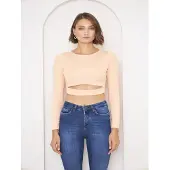 WOMAN VISION T-shirt pêche