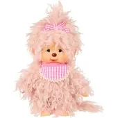 Monchhichi 20cm Fluffy Pink Girl (24 cm)