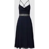 Vera Mont Robe de cocktail ' ' marine