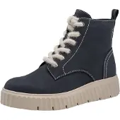 Tamaris Bottines à lacets bleu nuit