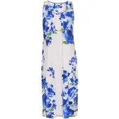 Cyberjammies Robe de chambre 'Midnight Berry' bleu cobalt / vert / blanc