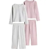 The Set Pyjama crème / rose ancienne