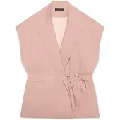 Fiorella Rubino Gilet de costume rose