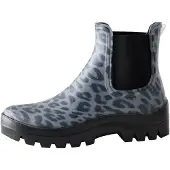Next Bottes en caoutchouc gris foncé / noir