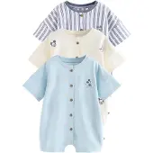 Next Barboteuse / body 'Mickey Mouse' beige clair / saphir / bleu clair / blanc